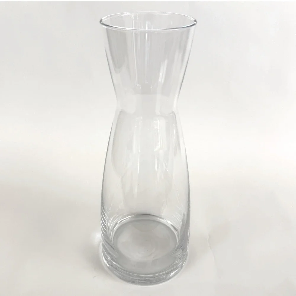 Bormioli Rocco Ypsilon Italian Clear Glass Carafe Decanter 36.5 oz Made in Italy
